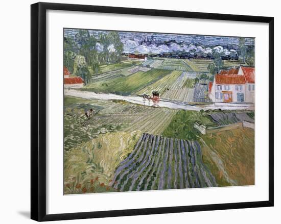 Landscape at Auvers after Rain, 1890-Vincent van Gogh-Framed Giclee Print