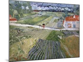 Landscape at Auvers after Rain, 1890-Vincent van Gogh-Mounted Giclee Print