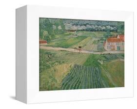 Landscape at Auvers after the Rain, c.1890-Vincent van Gogh-Framed Stretched Canvas
