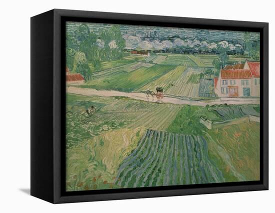 Landscape at Auvers after the Rain, c.1890-Vincent van Gogh-Framed Stretched Canvas