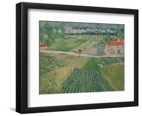 Landscape at Auvers after the Rain, c.1890-Vincent van Gogh-Framed Giclee Print