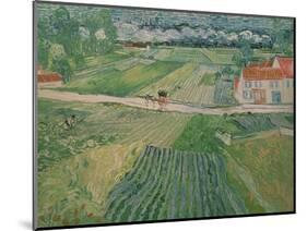 Landscape at Auvers after the Rain, c.1890-Vincent van Gogh-Mounted Premium Giclee Print