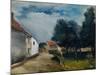 Landscape at Auvers-Maurice de Vlaminck-Mounted Giclee Print