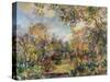 Landscape at Beaulieu, c.1893-Pierre-Auguste Renoir-Stretched Canvas