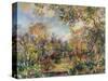 Landscape at Beaulieu, c.1893-Pierre-Auguste Renoir-Stretched Canvas