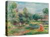 Landscape at Cagnes, C. 1907-1908-Pierre-Auguste Renoir-Stretched Canvas