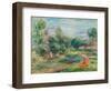 Landscape at Cagnes, C. 1907-1908-Pierre-Auguste Renoir-Framed Giclee Print