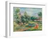 Landscape at Cagnes, C. 1907-1908-Pierre-Auguste Renoir-Framed Giclee Print