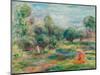 Landscape at Cagnes, C. 1907-1908-Pierre-Auguste Renoir-Mounted Giclee Print