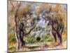 Landscape at Cagnes-Pierre-Auguste Renoir-Mounted Giclee Print