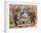 Landscape at Cagnes-Pierre-Auguste Renoir-Framed Giclee Print