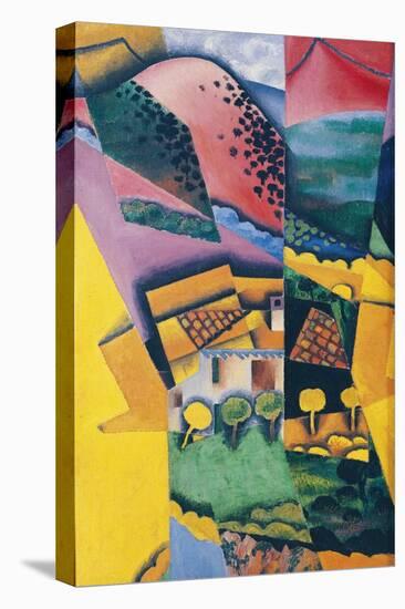 Landscape at Ceret, 1913-Juan Gris-Stretched Canvas