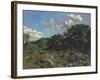 Landscape at Chailly, 1865-Jean Frederic Bazille-Framed Giclee Print