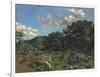 Landscape at Chailly, 1865-Jean Frederic Bazille-Framed Giclee Print