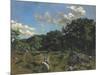 Landscape at Chailly, 1865-Jean Frederic Bazille-Mounted Giclee Print