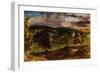 Landscape at Champrosay-Eugene Delacroix-Framed Giclee Print