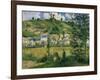 Landscape at Chaponval, 1880-Camille Pissarro-Framed Giclee Print