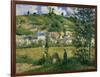 Landscape at Chaponval, 1880-Camille Pissarro-Framed Giclee Print