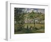 Landscape at Chaponval, 1880-Camille Pissarro-Framed Giclee Print