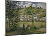 Landscape at Chaponval, 1880-Camille Pissarro-Mounted Giclee Print