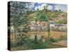 Landscape at Chaponval (Val d'Oise)-Camille Pissarro-Stretched Canvas