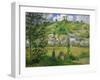 Landscape at Chaponville, 1880-Camille Pissarro-Framed Giclee Print