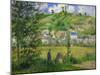Landscape at Chaponville, 1880-Camille Pissarro-Mounted Giclee Print