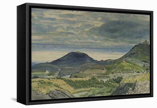 Landscape at Collioure-Derwent Lees-Framed Stretched Canvas