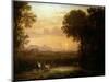 Landscape at Dusk-Claude Lorraine-Mounted Giclee Print