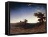 Landscape at Dusk-John Martin-Framed Stretched Canvas