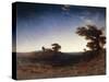 Landscape at Dusk-John Martin-Stretched Canvas