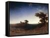 Landscape at Dusk-John Martin-Framed Stretched Canvas