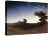Landscape at Dusk-John Martin-Stretched Canvas