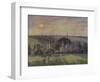 Landscape at Eragny, c.1895-Camille Pissarro-Framed Giclee Print