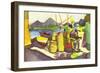 Landscape At Hammamet-Auguste Macke-Framed Art Print