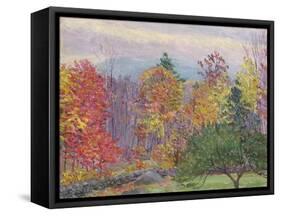 Landscape at Hancock, New Hampshire, October 1923-Perry-Framed Stretched Canvas