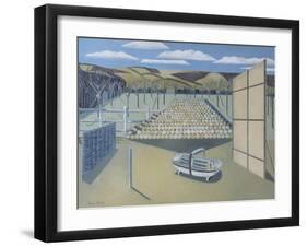 Landscape at Iden-Paul Nash-Framed Giclee Print