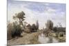 Landscape at Kortenhoef-Paul Joseph Constantin Gabriel-Mounted Premium Giclee Print