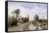 Landscape at Kortenhoef-Paul Joseph Constantin Gabriel-Framed Stretched Canvas