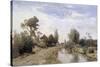 Landscape at Kortenhoef-Paul Joseph Constantin Gabriel-Stretched Canvas