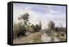 Landscape at Kortenhoef-Paul Joseph Constantin Gabriel-Framed Stretched Canvas