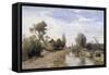 Landscape at Kortenhoef-Paul Joseph Constantin Gabriel-Framed Stretched Canvas