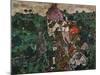 Landscape at Krumau, 1910-16-Egon Schiele-Mounted Giclee Print