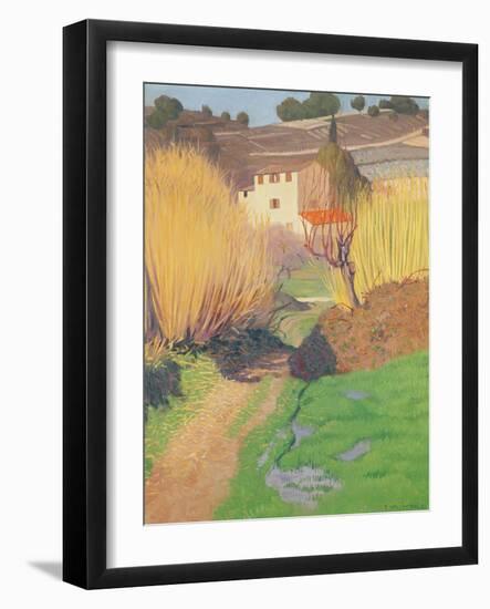 Landscape at Lagnes, 1921-Félix Vallotton-Framed Giclee Print