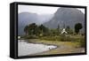 Landscape at Lago Paimun, Lanin National Park, Patagonia, Argentina, South America-Yadid Levy-Framed Stretched Canvas