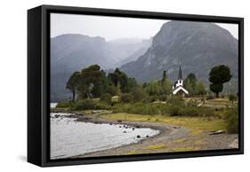 Landscape at Lago Paimun, Lanin National Park, Patagonia, Argentina, South America-Yadid Levy-Framed Stretched Canvas