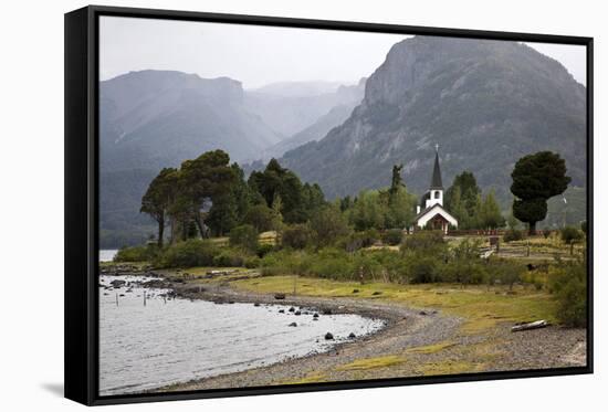 Landscape at Lago Paimun, Lanin National Park, Patagonia, Argentina, South America-Yadid Levy-Framed Stretched Canvas