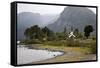 Landscape at Lago Paimun, Lanin National Park, Patagonia, Argentina, South America-Yadid Levy-Framed Stretched Canvas