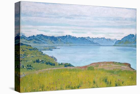 Landscape at Lake Geneva, 1907-Ferdinand Hodler-Stretched Canvas