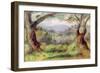 Landscape at Les Collettes, 1910-Pierre-Auguste Renoir-Framed Giclee Print